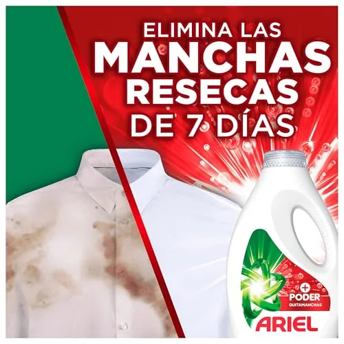 Ariel ▫️ Detergente Líquido para Máquina de Lavar, 40 Lavagens, Sabão com Poder Extra para Remoção de Manchas, Limpeza Profunda 2