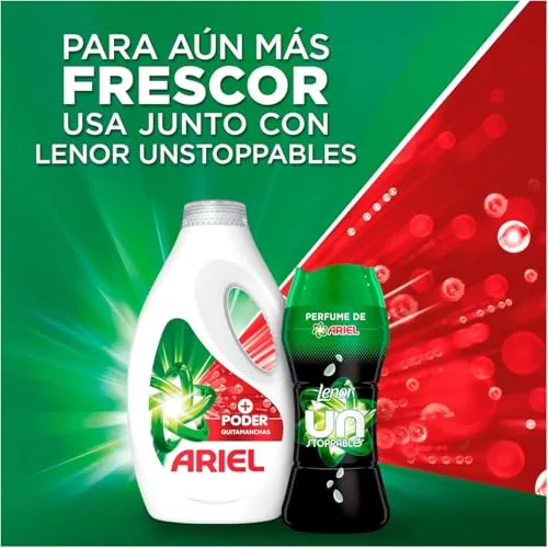 Ariel ▫️ Detergente Líquido para Máquina de Lavar, 40 Lavagens, Sabão com Poder Extra para Remoção de Manchas, Limpeza Profunda 7