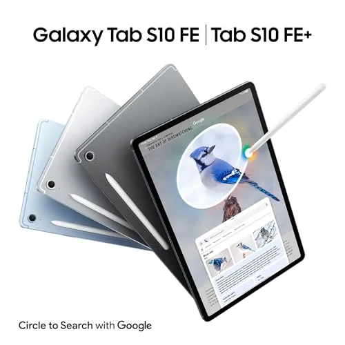 Samsung ▫️ Galaxy Tab S10 FE+ 256 GB, Tablet Android + S Pen, Galaxy AI, 8 GB de RAM, Ecrã de 13,1", Bateria de longa duração, Cinzento, Garantia do fabricante de 3 anos + 1 ano extra 2