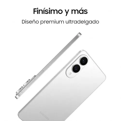 Samsung ▫️ Galaxy S25 Edge 512 GB – Telemóvel fino com IA, Galaxy AI, 12 GB de RAM, câmara de 200 MP, bateria de longa duração, garantia do fabricante de 3 anos + 1 ano extra, cor prata titânio (versão espanhola) 3