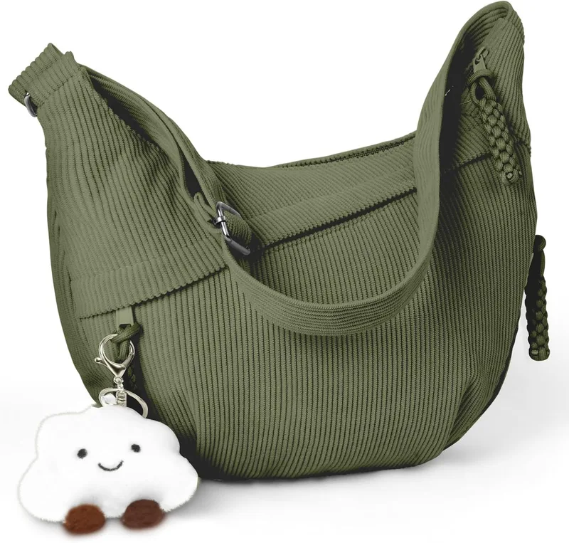 Aucuu ▫️ Bolsa de tiracolo, bolsas de ombro Bolsa de mão da moda para mulheres, bolsas de tiracolo com fecho, bolsas de tiracolo com alça ajustável, vários bolsos, para compras, escola, trabalho, viagem