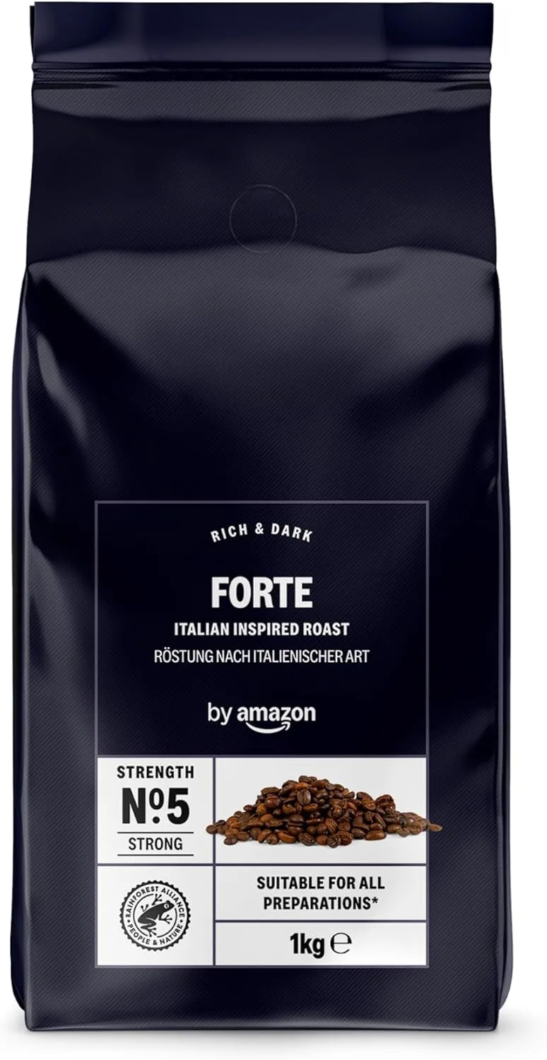 by Amazon ▫️ por Amazon Fuerte Natural Roast Coffee Beans, 1kg