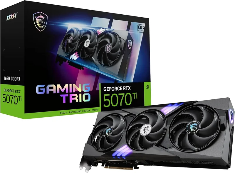 MSI ▫️ GeForce RTX 5070 Ti 16G Gaming Trio OC