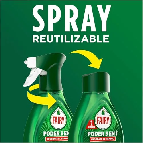 FAIRY ▫️ Spray Poder Sem Enxaguamento Pré-Tratamento Limão + 2 recargas, 3x500 ml 6