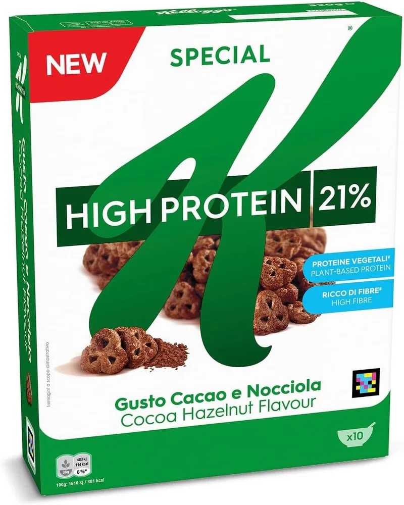 Kellogg's Special K ▫️ Special K com alto teor de proteína da Kellogg's, 320 g