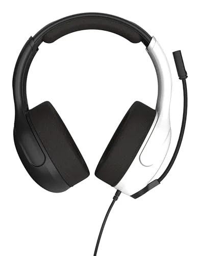 Turtle Beach ▫️ Auscultadores com fio Airlite Fit para jogos, em preto e branco, com licença oficial para todas as consolas Nintendo Switch 6