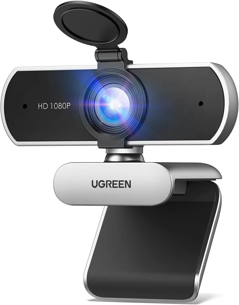 UGREEN ▫️ Câmara Web Full HD 1080p 30 FPS USB para PC com foco fixo