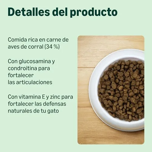 by Amazon ▫️ da Amazon - Ração seca completa para gatos adultos, rica em frango e arroz, 3 kg 2