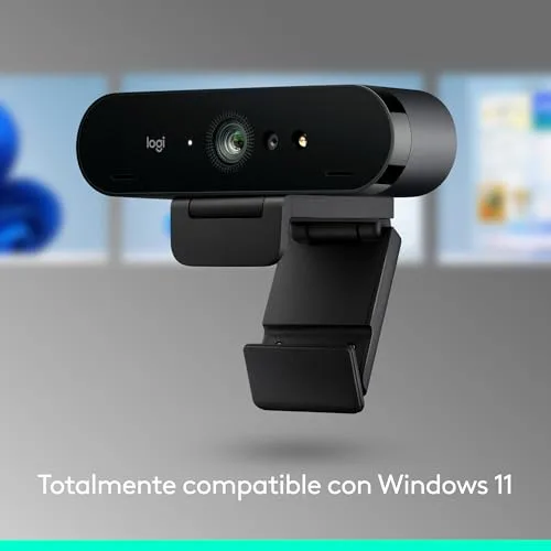 Logitech ▫️ Câmara web Brio 4K, videochamadas 4
