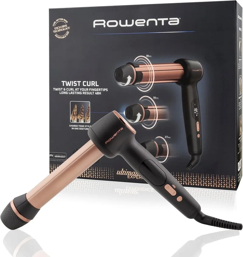 Rowenta ▫️ Twist Curl, modelador de cabelo CF4620