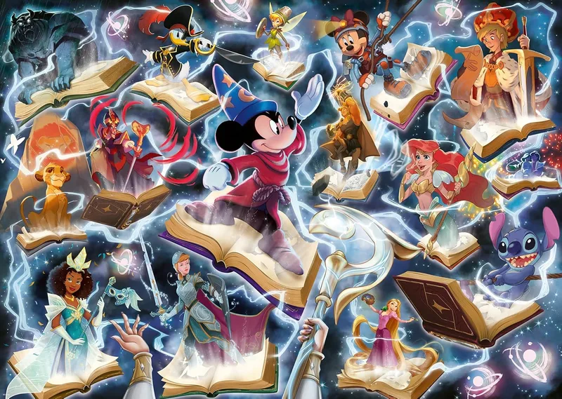 Ravensburger ▫️ 1000 Peças Puzzle Lorcana : Puzzle para Adultos : Puzzle para toda a família : 70x50 Cm : Puzzle para Adultos
