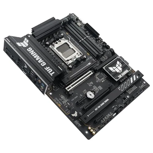 ASUS ▫️ TUF Gaming B650E-PLUS WiFi - Placa-mãe AMD B650 ATX, 12+2+1 fases de alimentação de 80 A, DDR5, PCIe 5.0, M.2, Wi-Fi 6E, Ethernet de 2,5 Gb, DisplayPort, HDMI, USB Tipo C, BIOS Flashback, Aura Sync 7
