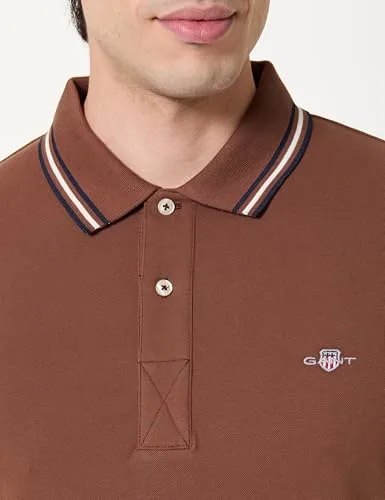 GANT ▫️ Collar Tipping SS Polo - Camisa Polo para Homem 2