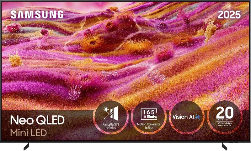 Samsung ▫️ Televisão de 115 polegadas Neo QLED QN90F 4K Mini LED Smart TV, Imagem e Som com IA 4K, Vision AI, Ecrã antirreflexo com Glare Free e Quantum Matrix Technology Plus