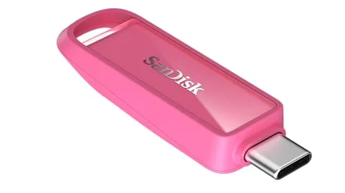 SanDisk ▫️ Phone Drive com USB Type-C de 1 TB (para smartphones, tablets e computadores, velocidades de 150 MB/s, cópias automáticas, recuperação de dados) - Rosa Estrela do Mar 4
