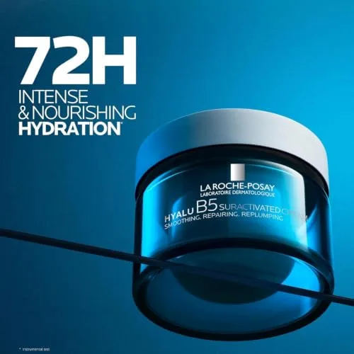 La Roche-Posay ▫️ Hyalu B5 Suractivated, Creme Antienvelhecimento Reafirmante, com ação alisante e preenchedora, reduz rugas e linhas de expressão, 3 tipos de ácido hialurónico, vitamina B5 e ectoína, 50 ml. 5