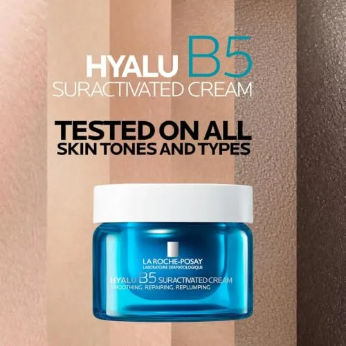 La Roche-Posay ▫️ Hyalu B5 Suractivated, Creme Antienvelhecimento Reafirmante, com ação alisante e preenchedora, reduz rugas e linhas de expressão, 3 tipos de ácido hialurónico, vitamina B5 e ectoína, 50 ml. 6