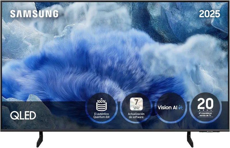 Samsung ▫️ Televisão QLED Q8F de 43 polegadas, 4K, Smart TV com Vision AI, 100% do volume de cor com Quantum Dot, a verdadeira tecnologia Quantum Dot e Motion Xcelerator