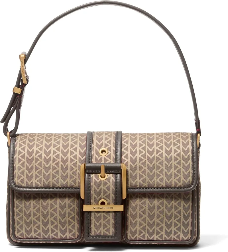 Michael Kors ▫️ 30T5ABAL8J-270 MD SHLDR Bolsa para mulher NATURAL Tamanho OS