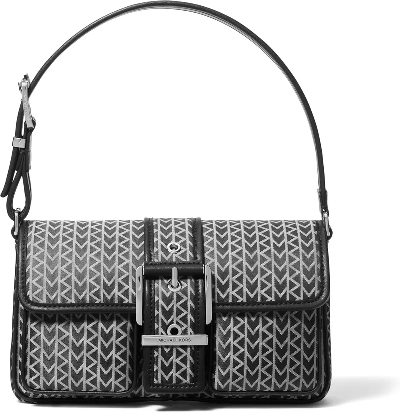 Michael Kors ▫️ 30T5SBAL8J-001 MD SHLDR Bolsa para mulher PRETA Tamanho OS