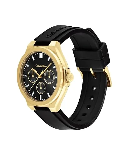Calvin Klein ▫️ Relógio analógico multifunções de quartzo para mulher, da coleção Vibrancy Collection - Disponível com bracelete em aço inoxidável ou em silicone 2
