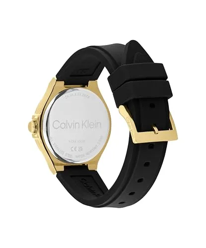 Calvin Klein ▫️ Relógio analógico multifunções de quartzo para mulher, da coleção Vibrancy Collection - Disponível com bracelete em aço inoxidável ou em silicone 3