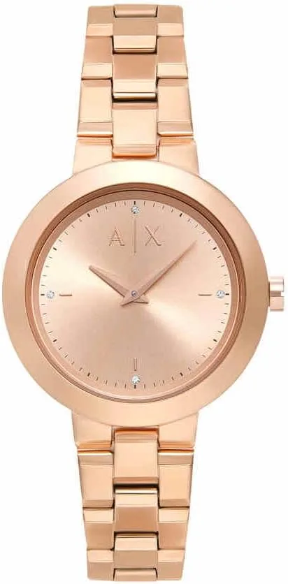 Relógio de Quartzo Analógico Armani Exchange para Mulher com Bracelete em Aço Inoxidável AX5177