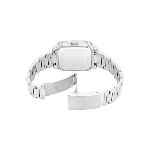 Fossil ▫️ Relógio Crosby para homem, movimento de quartzo de três ponteiros com data e bracelete em aço inoxidável 5