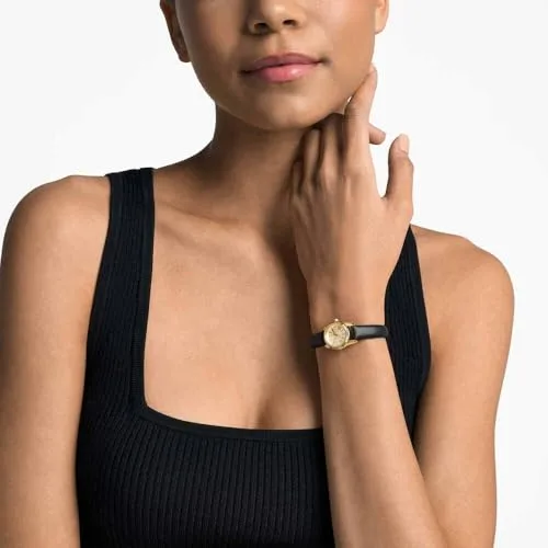 Michael Kors ▫️ Relógio Lexington para mulher, movimento de quartzo com três ponteiros, 19 mm, com bracelete em aço inoxidável ou pele 2