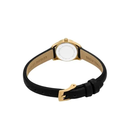 Michael Kors ▫️ Relógio Lexington para mulher, movimento de quartzo com três ponteiros, 19 mm, com bracelete em aço inoxidável ou pele 6