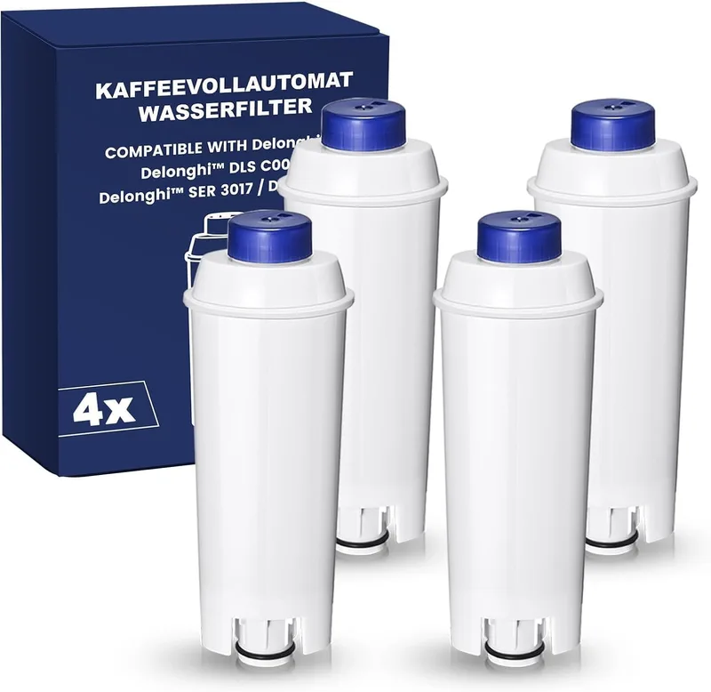 FILSWA ▫️ Filtro de água automático de substituição, compatível com as séries Delonghi ECAM, Dinamica, Cappuccino System, Magnifica, ETAM Autentica e vários modelos da Esam,(4)