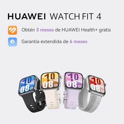 HUAWEI ▫️ Relógio inteligente Watch FIT 4, brilho máximo de 2 000 nits, preto 2