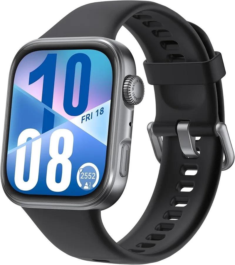 HUAWEI ▫️ Relógio inteligente Watch FIT 4, brilho máximo de 2 000 nits, preto