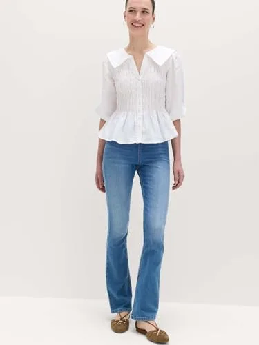 Marks & Spencer ▫️ Jeggings Kick Flare para mulher, corte justo, cintura elástica, com elasticidade 2