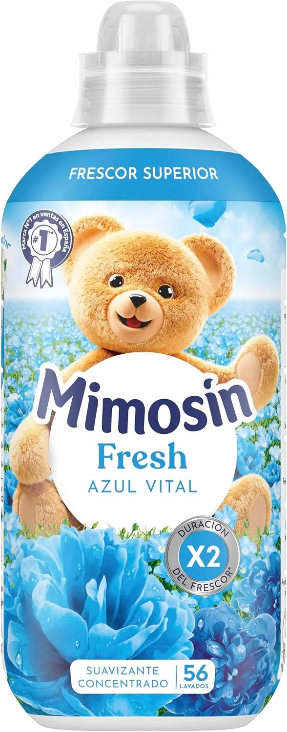 Mimosín ▫️ Mimosin Amaciador Concentrado Azul Vital 56 lavagens