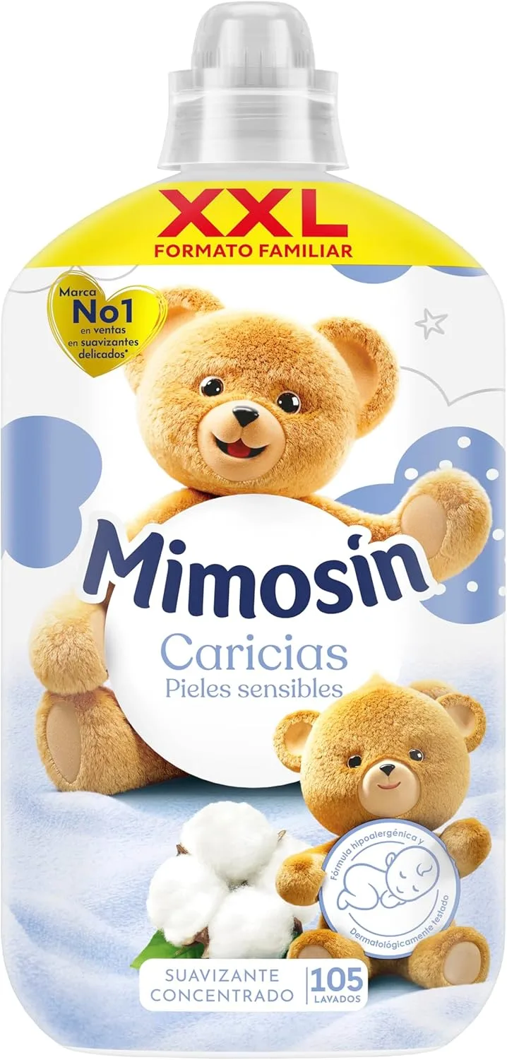 Mimosín ▫️ Concentrado de amaciador Caress 105 lavagens