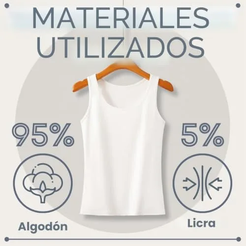 WEASIC ▫️ Camisolas sem mangas para mulher Camisolas básicas de algodão Top liso com gola quadrada ou redonda, justo, casual e sem mangas Coletes de verão com alças largas Conjunto de 3 tops justos 4