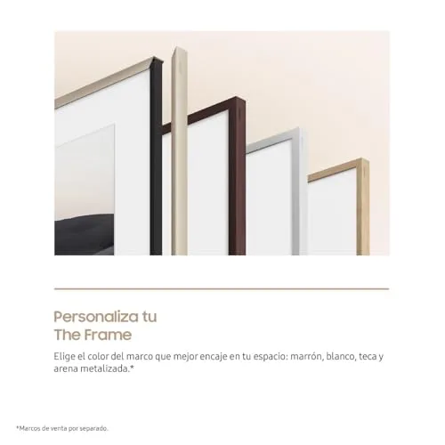 Samsung ▫️ Televisão de 65 polegadas The Frame LS03F 4K Smart TV, Galeria de Arte com Display Mate, Molduras Intercambiáveis, 100% de Volume de Cor com Quantum Dot e Cabo Quase Invisível com One Connect 5