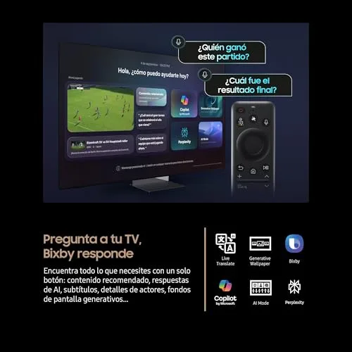 Samsung ▫️ Televisor de 85 polegadas Neo QLED QN80F 4K Mini LED Smart TV com Vision AI, Quantum Matrix Technology Core, Motion Xcelerator a 144 Hz e Gaming Hub 3