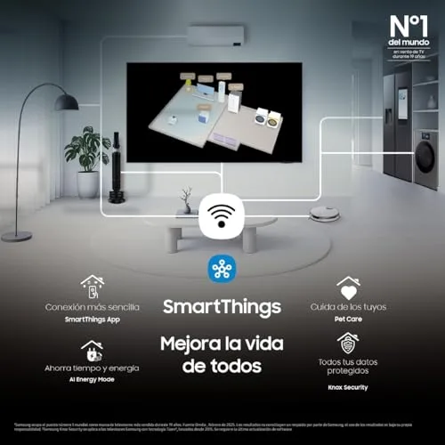 Samsung ▫️ Televisor de 85 polegadas Neo QLED QN80F 4K Mini LED Smart TV com Vision AI, Quantum Matrix Technology Core, Motion Xcelerator a 144 Hz e Gaming Hub 6