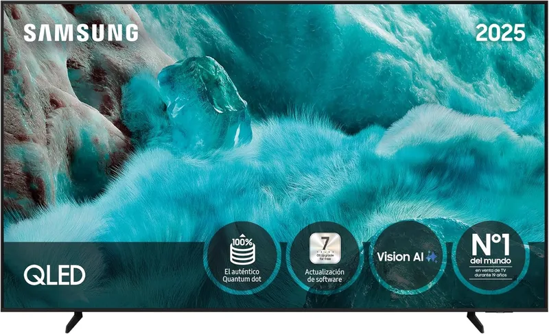 Samsung ▫️ TV 65 polegadas QLED Q7F 4K Smart TV com Vision AI, 100% de volume de cor com pontos quânticos e mais de 500 canais