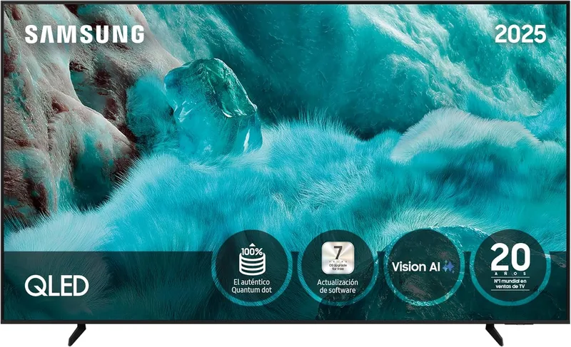 Samsung ▫️ Televisor de 65 polegadas QLED Q7F 4K Smart TV com Vision AI, 100% de volume de cor com Quantum Dot e mais de 500 canais