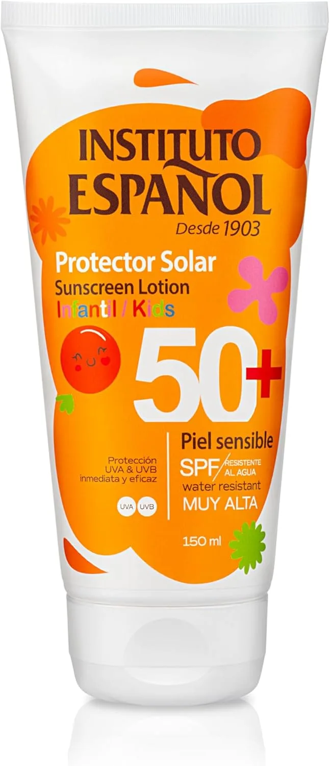 Instituto Español ▫️ Tubo de Protetor Solar Infantil SPF 50+ 150 ml