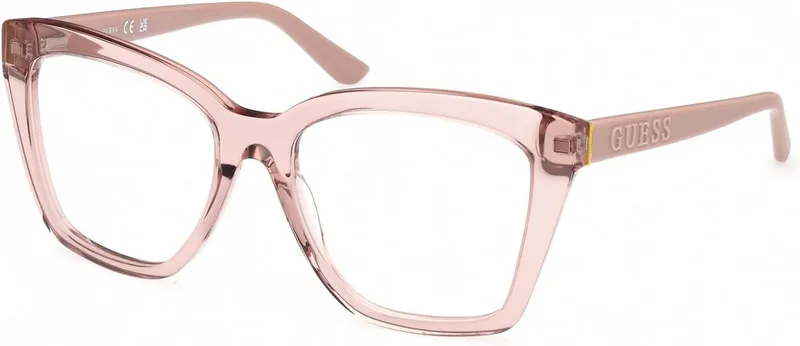 GUESS ▫️ Óculos de Visão GU50173 Bege brilhante 55/17/140 Mulher