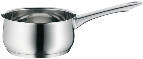 WMF ▫️ Diadem Plus - Conjunto de cozinha de 7 peças, aço inoxidável compatível com indução, 1 panela rasa de 20 cm, 2 panelas altas de 16 cm e 24 cm, 1 caçarola de 16 cm com 3 tampas de vidro 6