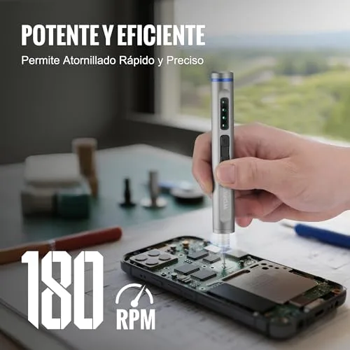 WORKPRO ▫️ Conjunto de Chaves de Fenda Elétricas 42 em 1, Conjunto de Precisão com 36 Peças S2 3
