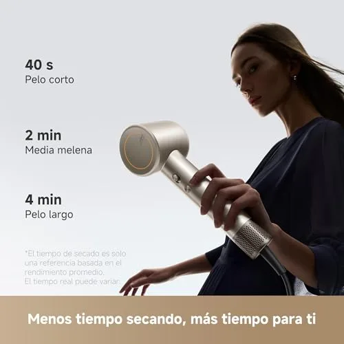 MOVA ▫️ Secador de cabelo Shine 10, secagem rápida com tecnologia de bloqueio de humidade, motor sem escovas de 110 000 RPM, tratamento com plasma, Thermo-Control NTC 1 000x/s, perfeito para salões de beleza e viagens 4