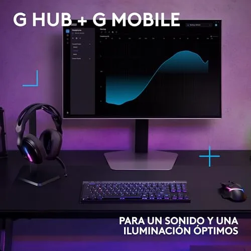 Logitech G ▫️ Auscultadores sem fios para jogos G522 Lightspeed 7