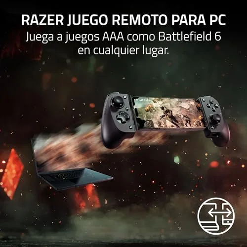 Razer ▫️ Kishi V3 - Comando háptico de jogos USB-C para iPhones e smartphones Android - Plug and Play - joysticks analógicos anti-drift (12 botões - hápticos Sensa HD - aplicação Nexus) Preto 6