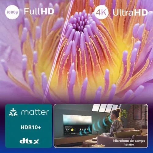 PHILIPS ▫️ 65PUS7200 Smart TV 4K LED - Ecrã de 65 polegadas com a plataforma Titan OS, Pixel Precise Ultra HD e som Dolby Atmos - Compatível com a Alexa e com o Assistente de Voz do Google 3